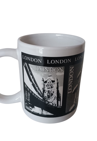 London Coffee Mug Tower Bridge Themed White Cup - Picture 2 of 5